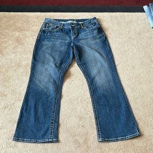 Ladies Like New Maurice’s Curvy Flare leg pants, Sz. 15/16 Short, zip front!